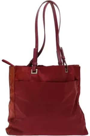 Prada Dames, Pre-owned, Rood, Maat: ONE Size Nylon