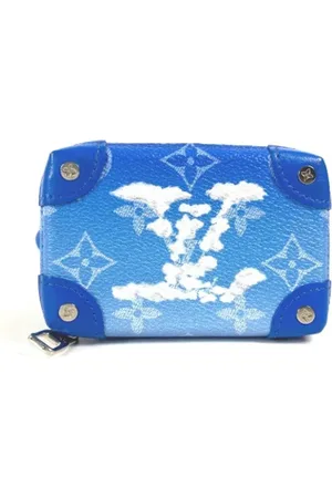 LOUIS VUITTON Dames, Pre-owned, Blauw, Maat: ONE Size Leer