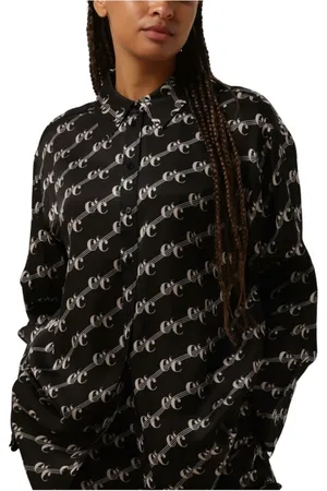 Co`Couture Dames, Blouses & Shirts, Zwart, Maat: XS Katoen