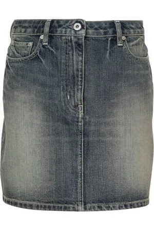 Kenzo Dames, Rokken, Blauw, Maat: W26 Denim
