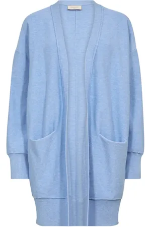 Freequent Dames, Truien, Blauw, Maat: L Viscose