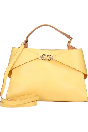 ALVIERO MARTINI 1A CLASSE Dames, Tassen, Geel, Maat: ONE Size Leer