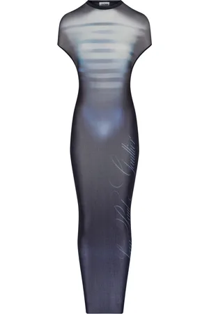 Jean Paul Gaultier Dames, Jurken, Blauw, Maat: S