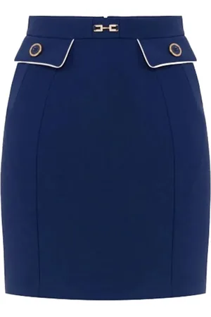 Elisabetta Franchi Dames, Rokken, Blauw, Maat: XS
