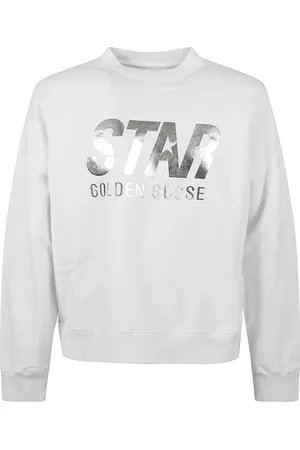 Golden Goose Heren, Sweatshirts & Hoodies, Wit, Maat: S Katoen
