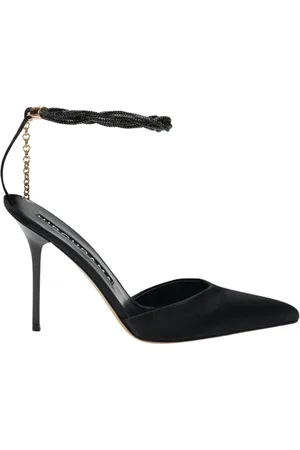 Hibourama Dames, Schoenen, Zwart, Maat: 39 EU Satijn