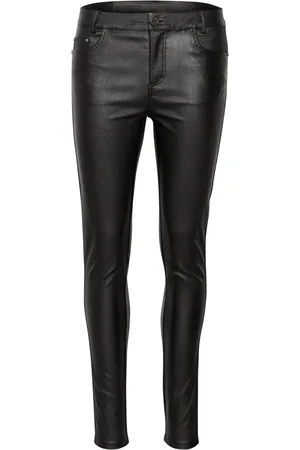 Kaffe Dames, Broeken, Zwart, Maat: XS