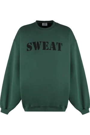 Vetements Heren, Sweatshirts & Hoodies, Groen, Maat: S Katoen