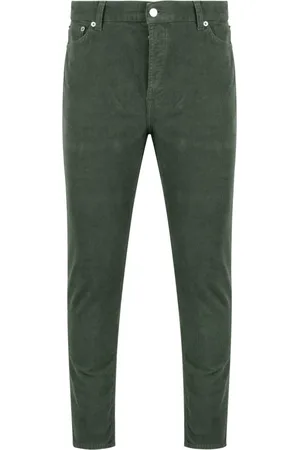 DEPARTMENT FIVE Heren, Broeken, Groen, Maat: W31 Corduroy