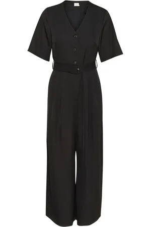 Kaffe Dames, Jumpsuits & Playsuits, Zwart, Maat: 2XL Poliester