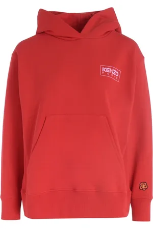 Kenzo Dames, Sweatshirts & Hoodies, Rood, Maat: S Katoen