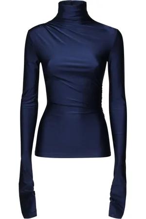 Andamane Dames, Tops, Blauw, Maat: XS Nylon