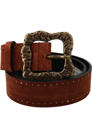 Dolce & Gabbana Heren, Accessoires, Bruin, Maat: 90 CM Suède