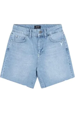 Alix the label Dames, Korte broeken, Blauw, Maat: XS Denim