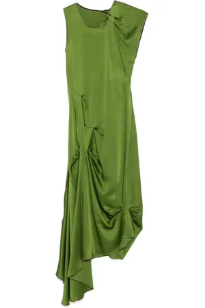 Victoria Beckham Dames, Jurken, Groen, Maat: XS