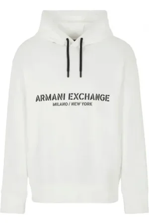 Armani Exchange Heren, Sweatshirts & Hoodies, Wit, Maat: S