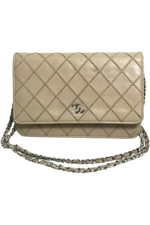 CHANEL Dames, Pre-owned, , Maat: ONE Size Leer