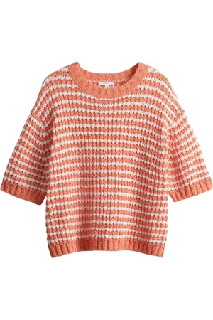Opus Dames, Truien, Oranje, Maat: XS Katoen