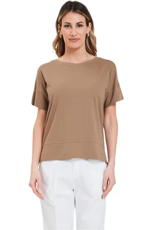 ALPHA STUDIO Dames, Tops, Bruin, Maat: XS
