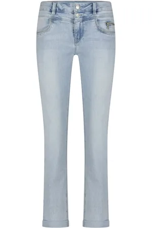 Red Button Dames, Jeans, Blauw, Maat: S Katoen