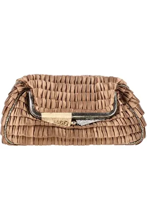 Fendi Dames, Pre-owned, Bruin, Maat: ONE Size Satijn