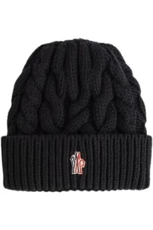 Moncler Heren, Accessoires, Blauw, Maat: ONE Size Wol
