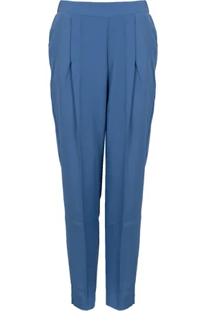 Silvian Heach Dames, Broeken, Blauw, Maat: XS Poliester