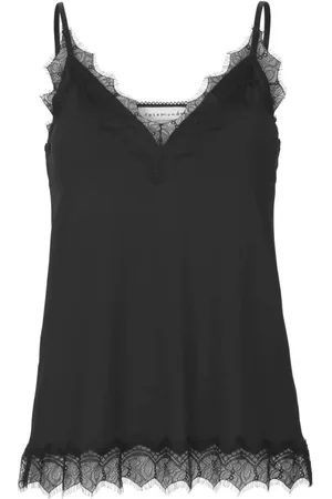 Rosemunde Dames, Tops, Zwart, Maat: 2XL