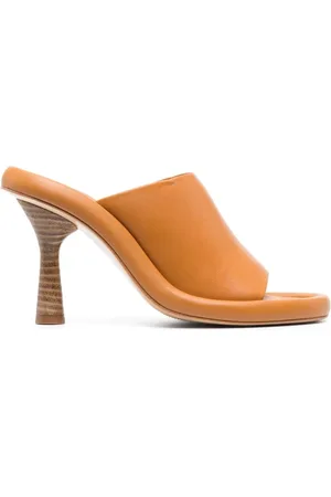 Paloma Barceló Dames, Schoenen, Oranje, Maat: 41 EU Leer