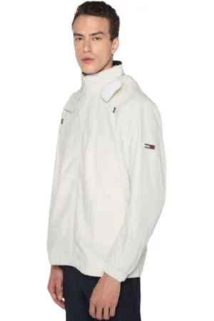 Tommy Hilfiger Heren, Jassen, Wit, Maat: M Katoen