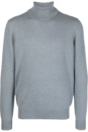 BARBA Heren, Truien, Blauw, Maat: XL Kasjmier