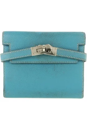 Hermès Dames, Pre-owned, Blauw, Maat: ONE Size Leer