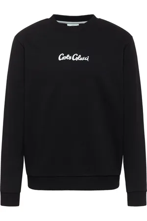 Carlo Colucci Heren, Sweatshirts & Hoodies, Zwart, Maat: XL