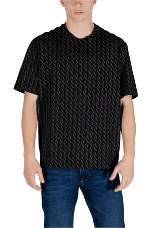 Armani Exchange Heren, Tops, Zwart, Maat: S Katoen