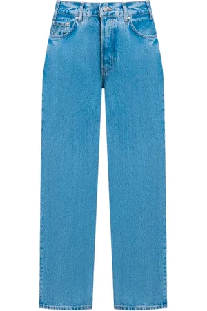 ANINE BING Dames, Jeans, Blauw, Maat: W26 Katoen