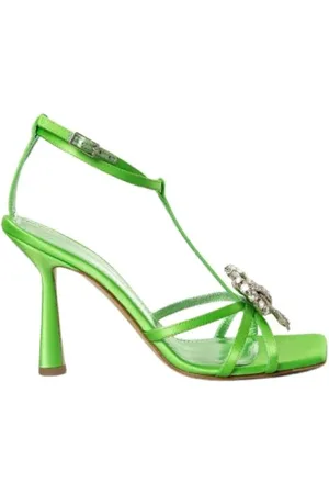 Aldo Dames, Schoenen, Groen, Maat: 35 EU Satijn