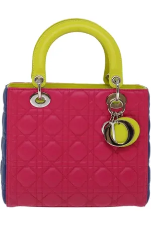 Dior Dames, Pre-owned, Roze, Maat: ONE Size Leer
