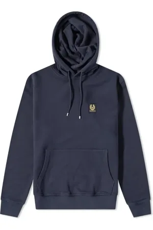 Belstaff Heren, Sweatshirts & Hoodies, Blauw, Maat: XL Katoen