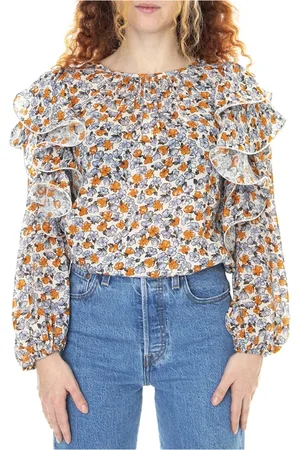 Alessia Santi Dames, Blouses & Shirts, Blauw, Maat: S Wol