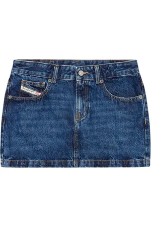 Diesel Dames, Rokken, Blauw, Maat: W26 Denim