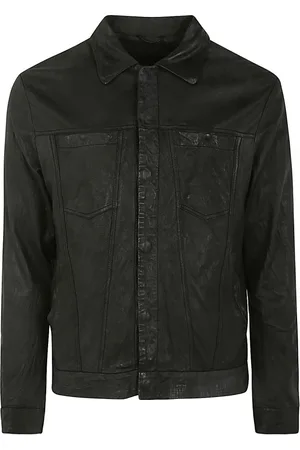 GIORGIO BRATO Heren, Jassen, Zwart, Maat: 2XL Leer