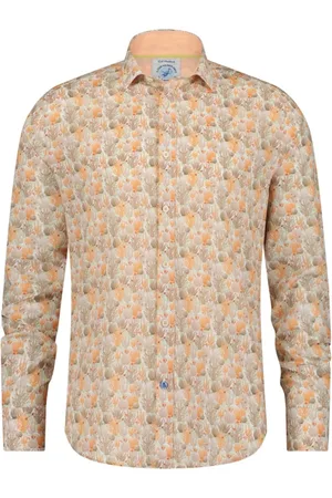 A fish named fred Heren, Overhemden, Oranje, Maat: 3XL Katoen