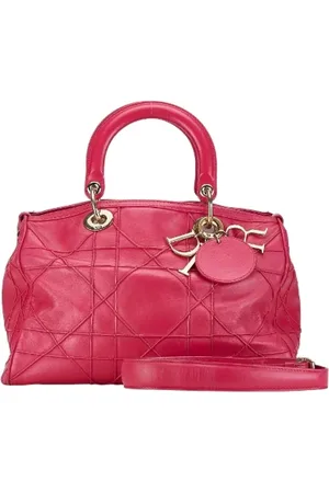 Dior Dames, Pre-owned, Roze, Maat: ONE Size Leer
