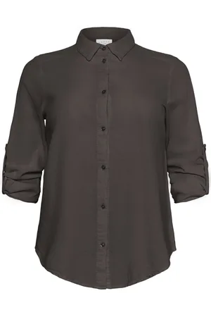 Kaffe Dames, Blouses & Shirts, Grijs, Maat: 3XL