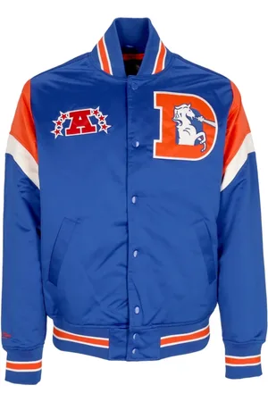 Mitchell & Ness Heren, Jassen, Blauw, Maat: XL Poliester