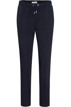 Cinque Dames, Broeken, Blauw, Maat: XL Katoen