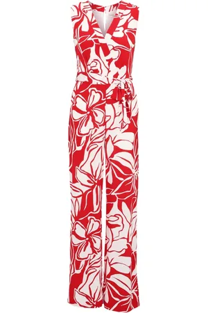 Vera Mont Dames, Jumpsuits & Playsuits, Veelkleurig, Maat: 2XL Jersey