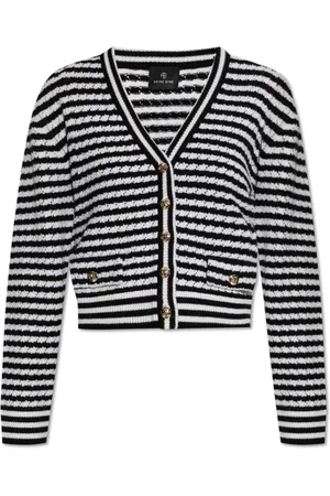 ANINE BING Dames, Truien, Zwart, Maat: L Wol