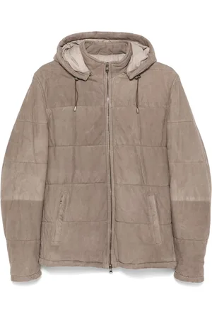BARBA Heren, Jassen, Bruin, Maat: 3XL Leer