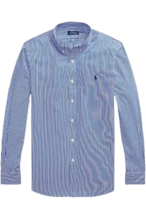 Ralph Lauren Heren, Overhemden, Blauw, Maat: XL Katoen